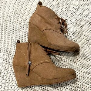 Cute chunk heel ankle boots